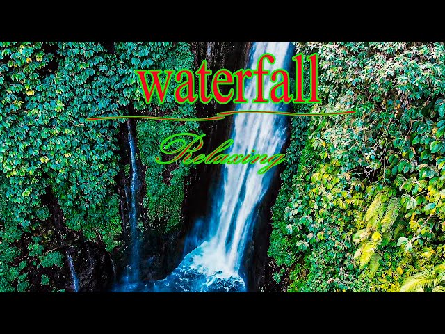 Unique waterfalls and beautiful music to relieve stress