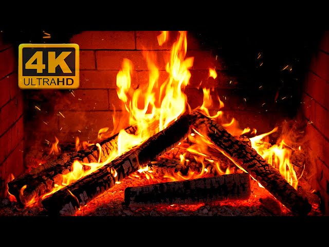 🔥 Fireplace 4K. Cozy Winter