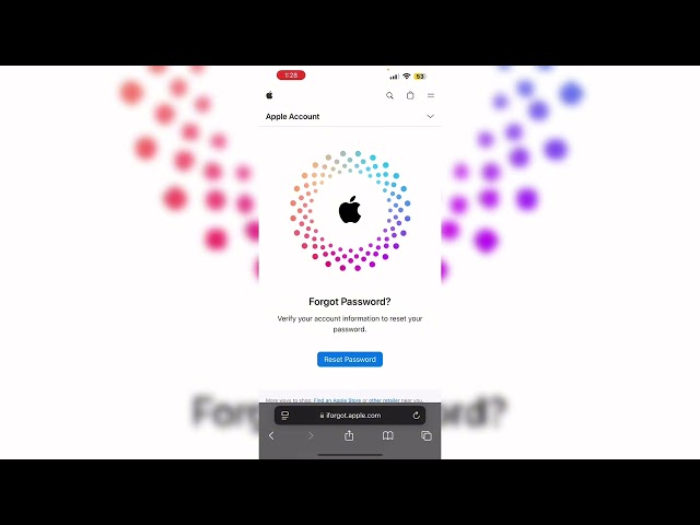 How To Reset Password For Apple Account (2025)