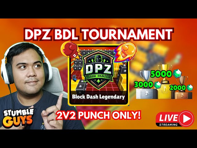 DPZ 2V2 TOURNAMENT BLOCK DASH LEGENDARY! USE CODE: PANZER! #440 #go200k