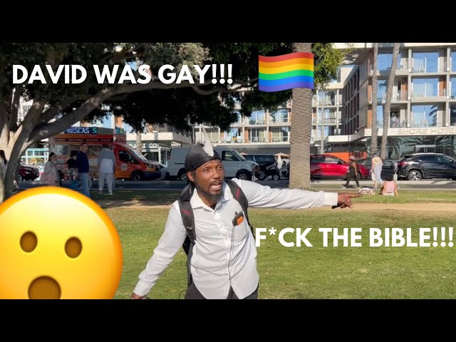 CONFUSED NEGR0 SAYS KING DAVID WAS A HOMOSEXUAL FREAK!!!!