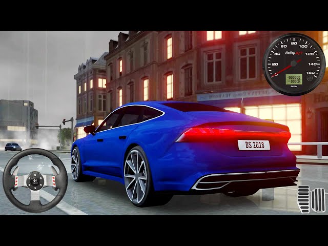 Mercedes-Benz Vision EQS Electric Car Driver in City - Driving School Simulator - Android GamePlay