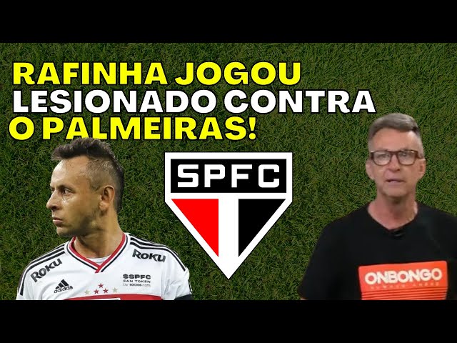 THIAGO CARPINI, TÉCNICO DO SÃO PAULO, REVELA QUE RAFINHA JOGOU CONTRA O PALMEIRAS LESIONADO