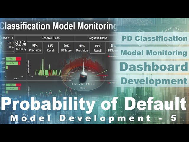 Model Monitoring Dashboard: Track KPIs, Confusion Matrix & Predictions | PD Model Dev - 5