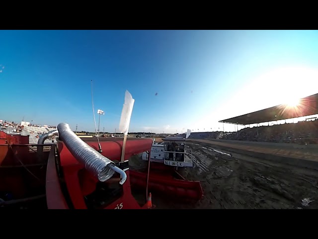 2018 Monroe County Fair Combine Derby - 180 degree - on machine video