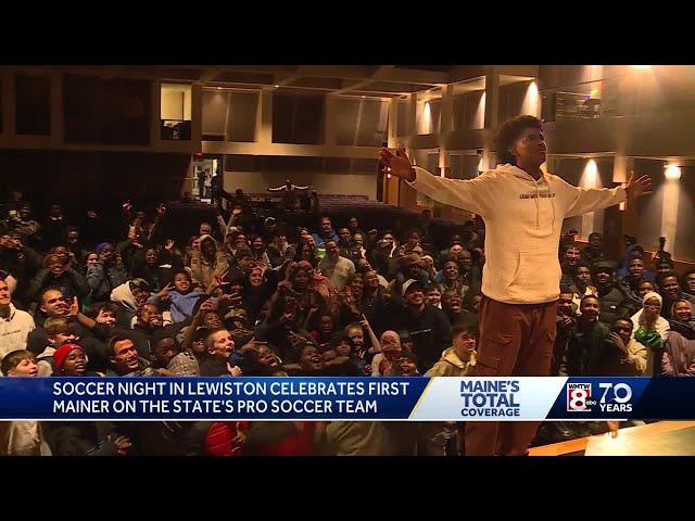 Maine's pro soccer team Hearts of Pine hosts soccer night in Lewiston