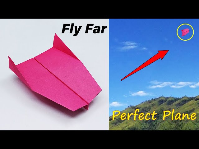 How to Make a Paper Plane That Fly Far | Paper Airplane