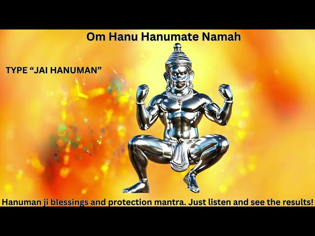 Om Hanu Hanumante Namah | Hanuman Baba Mantra