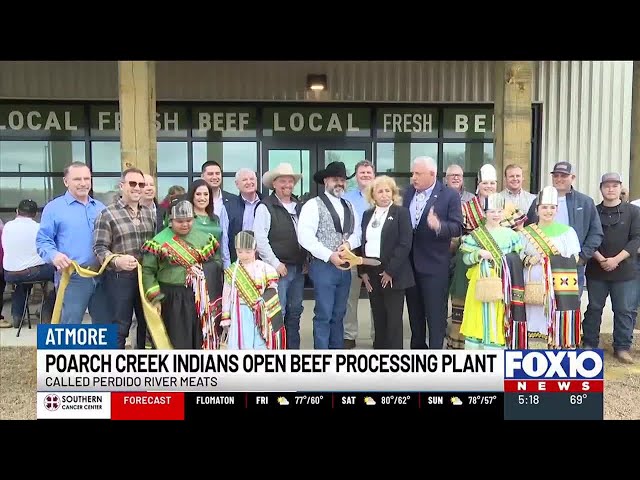 Poarch Creek Indians open largest beef processing facility in state