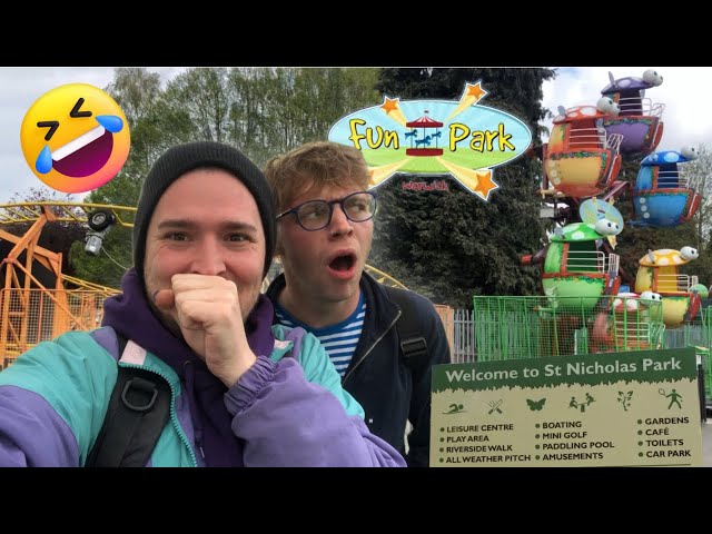 Getting a NEW COASTER CRED?! - Fun Park at St. Nicholas' Park, Warwick Vlog • April 2023