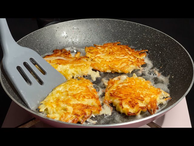 Only 1 potato and 1 egg! Fast and simple potato recipe!