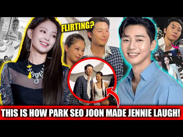 How Park Seo joon Made Jennie Laugh At Chanel’s Fashion Show Paris | kpop news