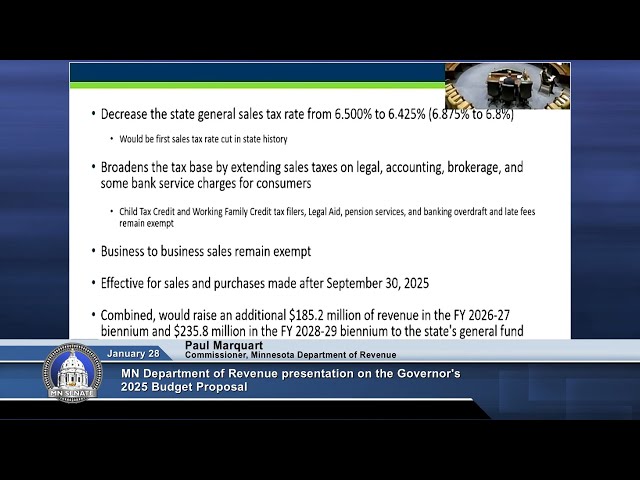 Committee on Taxes - 01/28/25