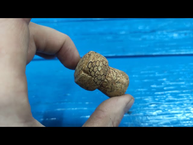 Secret of the champagne cork!!! Genius idea!