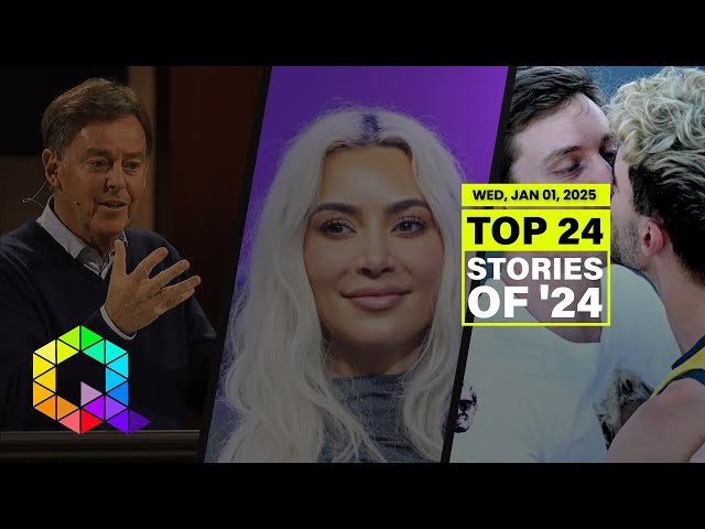 Top 24 of 24 for Wednesday, January 1, 2024 Daily LIVE LGBTQ+ News Broadcast | #6, #5, and #4