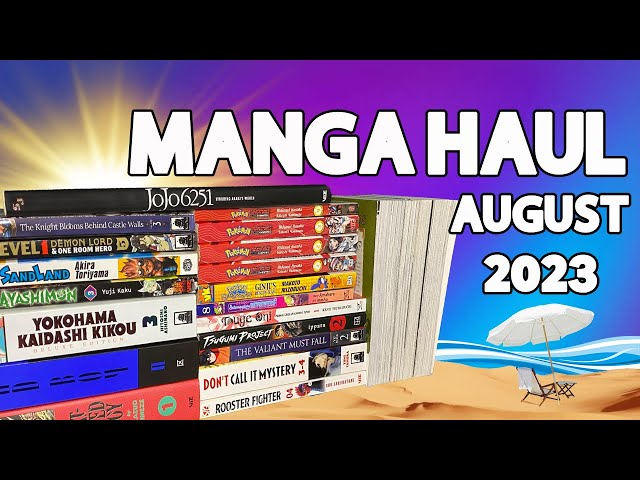 THE FINAL SUMMER MANGA HAUL! | AUGUST 2023