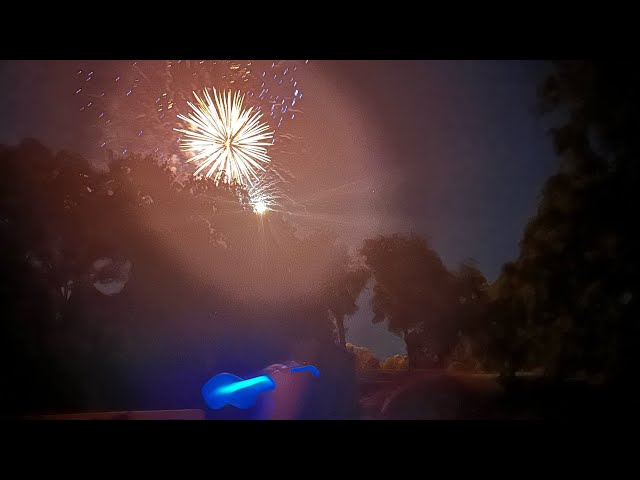 July 3, 2024 fireworks in Seguin Texas