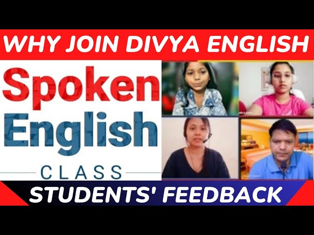 Why to Divya English Academy | Online Classes | Students' Feedback 100% #divyaenglish