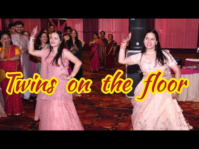 Dance for brother's wedding | Twins on the floor | Mere brother ki dulhan | Bhabhi meri hoor wargi