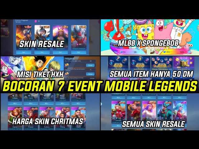 LEAKED 7 FREE MOBILE LEGENDS EVENTS IN DECEMBER 2024! MLBB X SPONGEBOB EVENT, LING SKIN RESALE ETC.