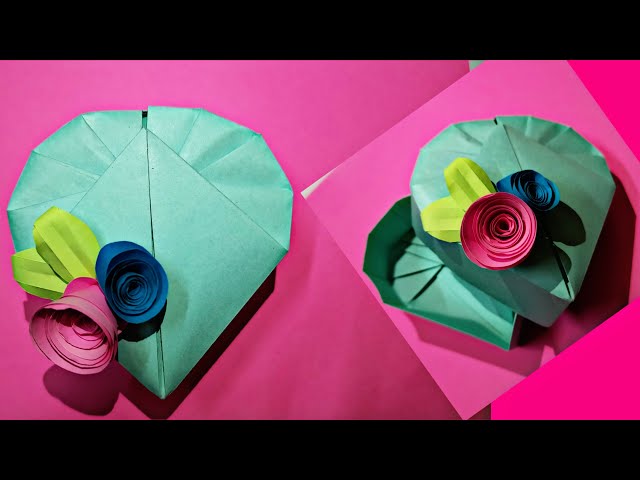 How to make HEART SHAPED paoer gift box | Heart box | DIY love gift box | Birthday Box | Paper Craft