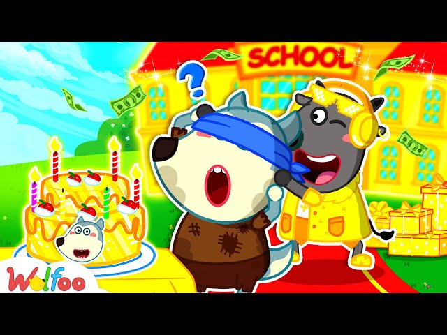 Wolfoo's Birthday Surprise in Rich School! 🥳 A Lesson about Friendships | Wolfoo Channel