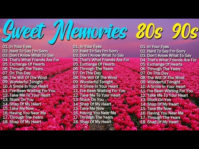 Relaxing Love Songs 80's 90's | Love Songs Of All Time Playlist - Beautiful Romantic Songs #3