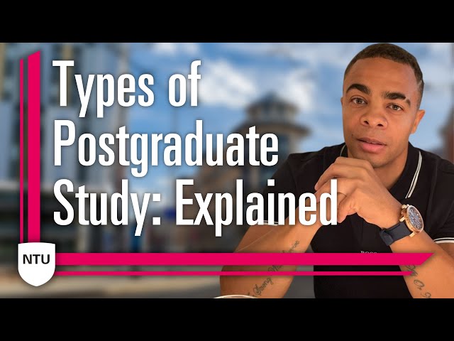 Types of Postgraduate Study Explained | Nottingham Trent University