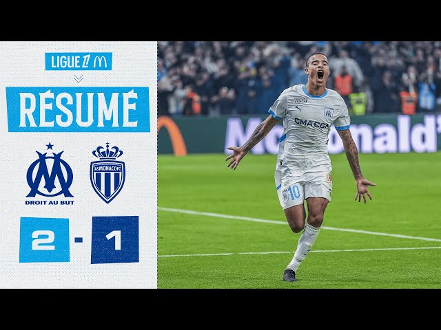 OM 2-1 AS Monaco : Le résumé