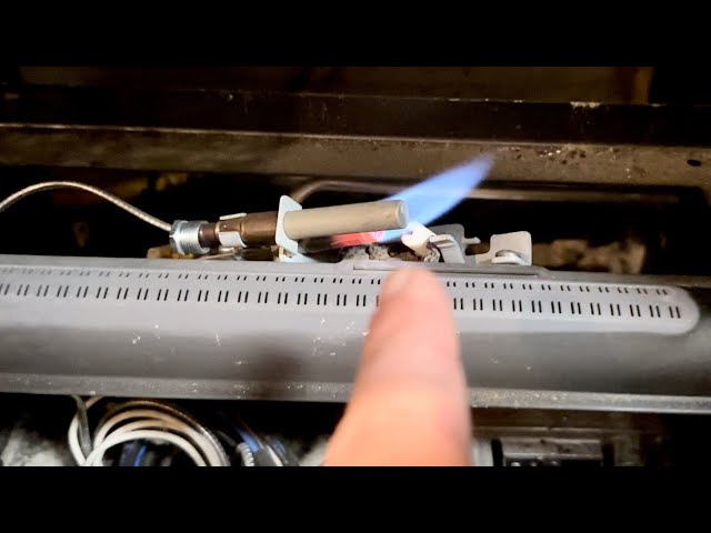 GAS FIREPLACE PILOT LIGHT WON'T STAY LIT - EASY FIX