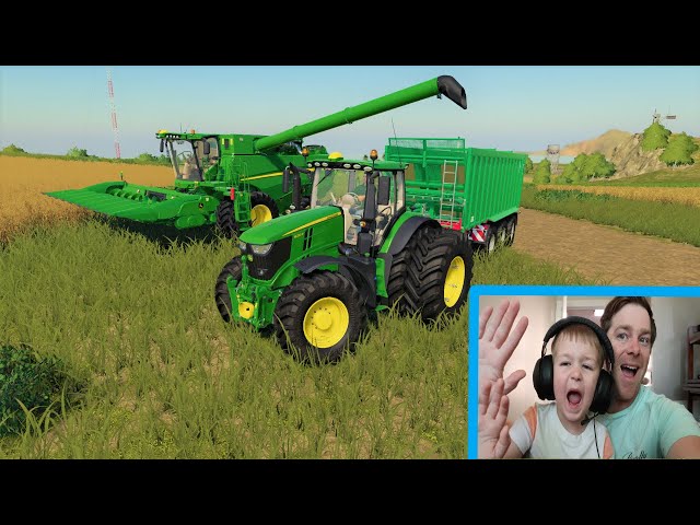 We try out Farming Simulator 19 | Part 1 Starting the farm | Tractor game