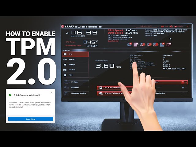 How To Enable TPM 2.0 MSI Motherboard | Turn on TPM 2.0 on Any Motherboard [100% Working]