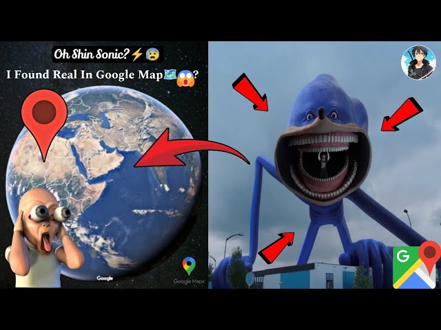 ⚡😰Oh I Found Scary Sonic In Google Map🗺️? #trending #viralvideo #map #googlemaps  #datadefender4u