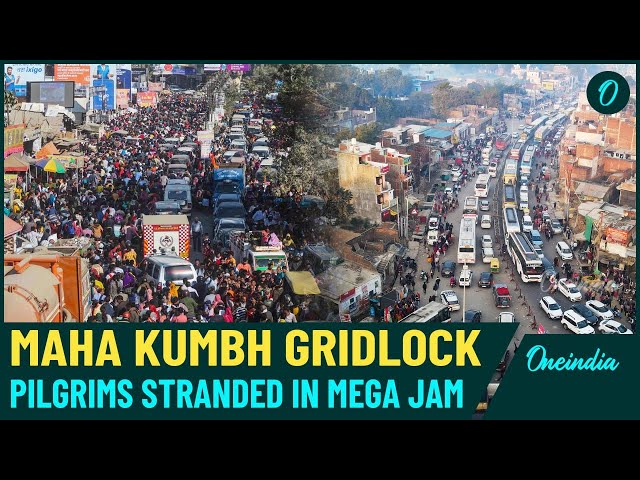 MahaKumbh 2025: Lakhs of pilgrims stranded in massive 300km traffic jam| World's biggest gridlock?