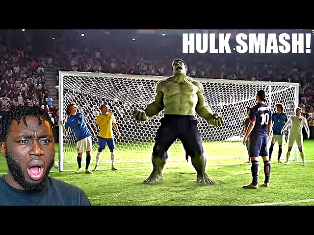 HULK PLAYING FOOTBALL!! BEST NIKE FOOTBALL COMMERCIAL EVER!