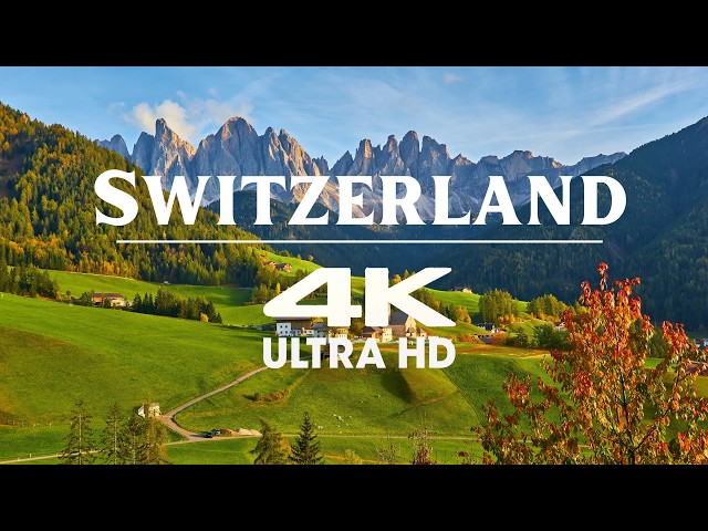 Switzerland 4K ULTRA HD 60FPS BY DRONE RELAXTION FILM