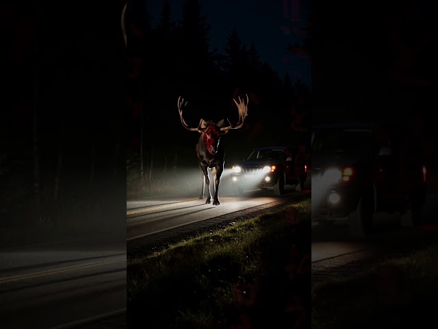 Zombie moose #scary #ai #foundfootage #horror