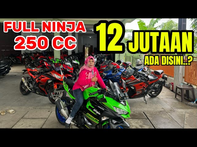 KHUSUS KAWASAKI FULL NINJA 250 CC OBRAL MULAI HARGA 12 JUTAAN #viralvideo #trending#fyp #fypシ゚ #fy