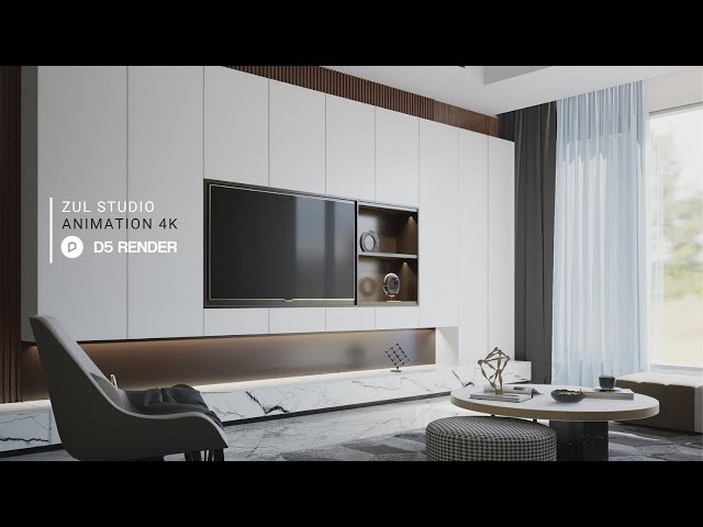 D5 RENDER | Animation 4K | Livingroom 137