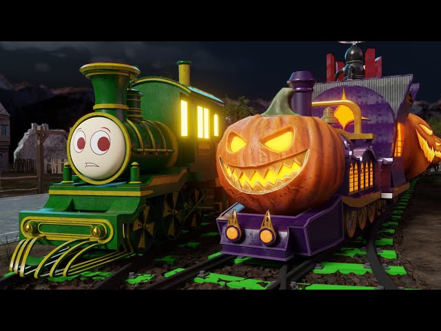 Halloween Express - Halloween Cartoon Fun - Choo choo train kids videos