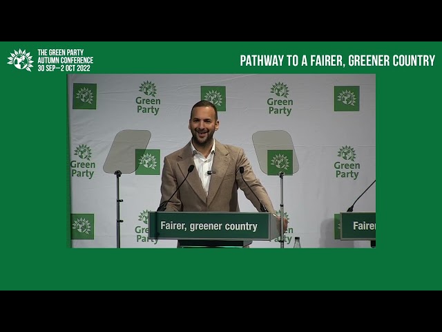 Zack Polanski Speech - Green Party Autumn Conference 2022 #GPC22