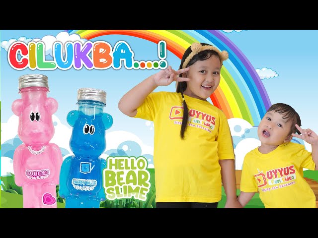 LAGU ANAK CILUKBA FEAT. HELLO BEAR SLIME | UYYUS FUN VIDEO