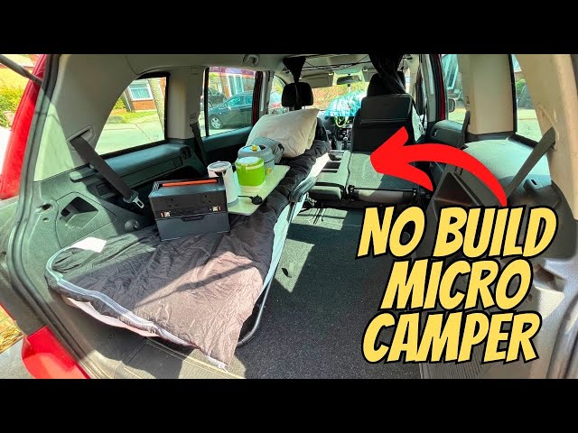 Converting a Vauxhall Zafira into a Micro Camper!