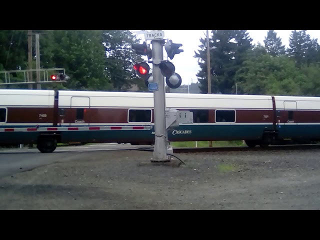 Southbound Amtrak talgo train 🚂🚋🚋🚋🚋🚋🚋🚂on June 21, 2019