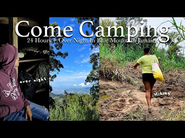 Come Camping Overnight With Us In Blue Mountain | Hiking + Waterfalls + Starting a Fire!!