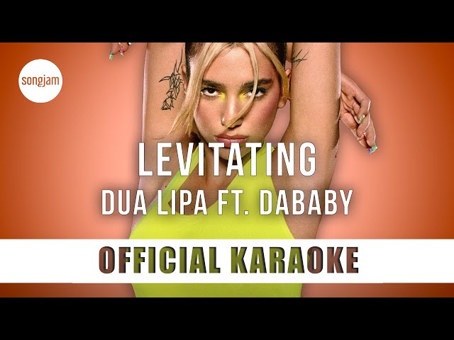 Dua Lipa - Levitating ft. DaBaby (Official Karaoke Instrumental) | SongJam