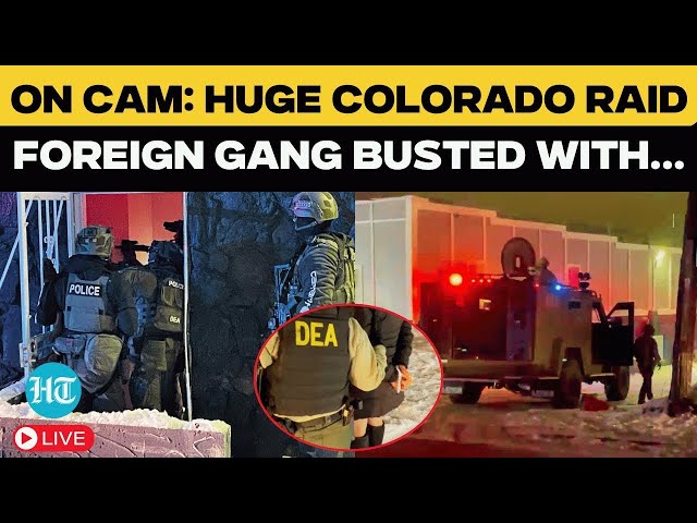 USA Raids LIVE: Huge Action In Colorado; Foreign Gang Busted At 'Pink Cocaine Party'|Trump|Immigrant