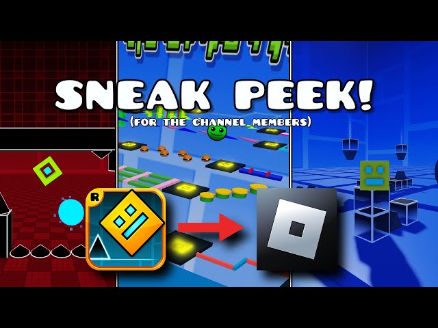 Playing Geometry Dash Rip-Offs In Roblox Part 2 (SNEAK PEEK!!)