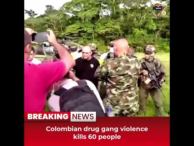 Desitdown News (Colombian drug gang violence kills 60 people) #desitdown #news