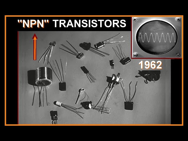 1962  "TRANSISTORS" - How NPN Transistors Function, training film; electronics; circuits (HD)